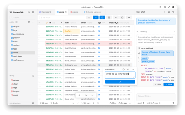 Official application interface