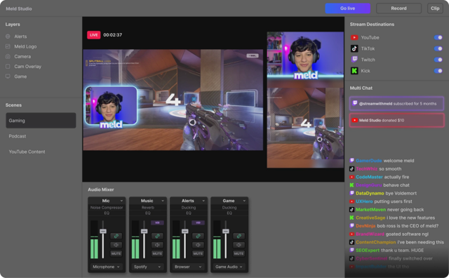 Official application interface