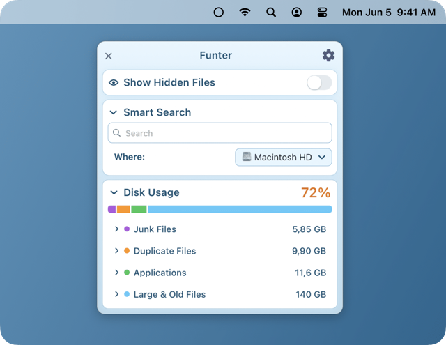 Official application interface