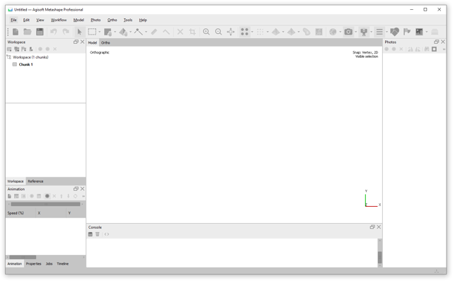 Official Windows screenshot of the Professional project window and panes.