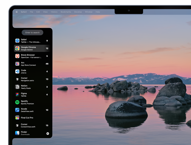 Official application interface
