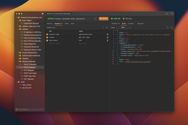 Official application interface