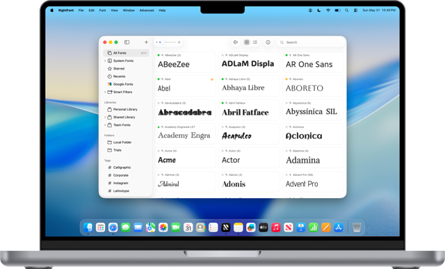 Official application interface