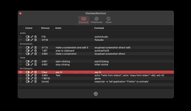 Interface oficial do aplicativo