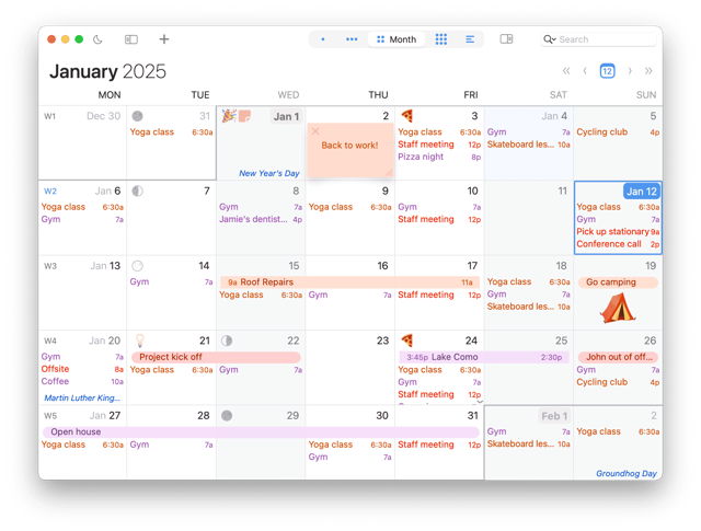 Official application interface