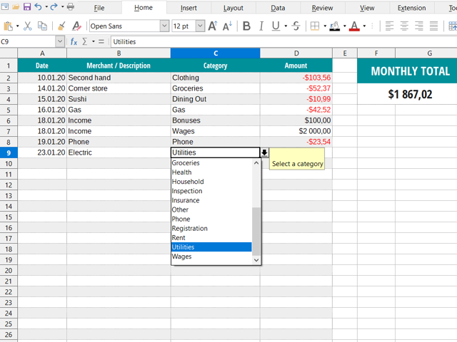 Official website Calc feature example; not a screenshot specific to the current macOS version.