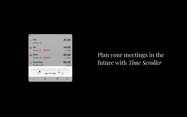 Official application interface