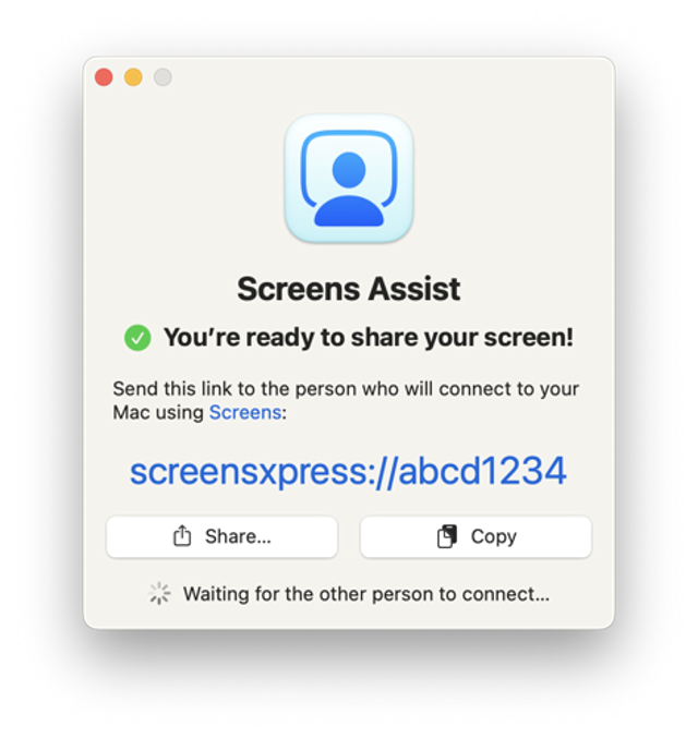 Official application interface