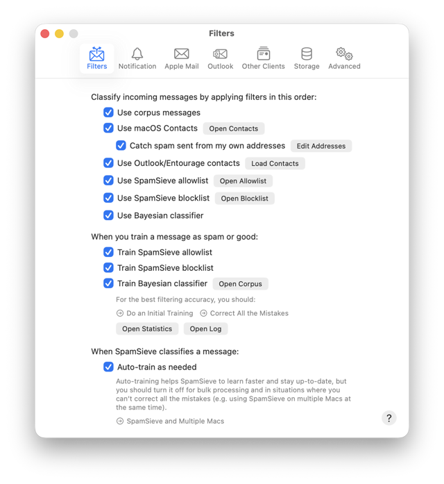 Official application interface