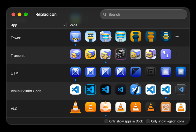 Official application interface