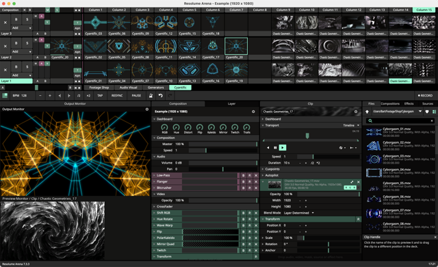 Official application interface