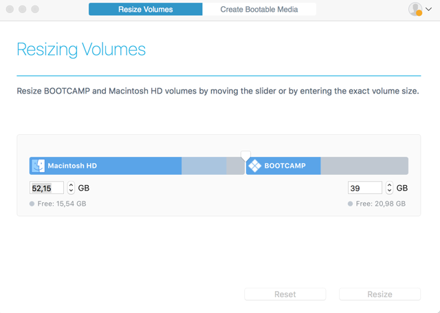 Official application interface