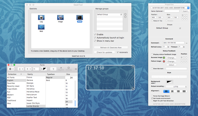 Official application interface