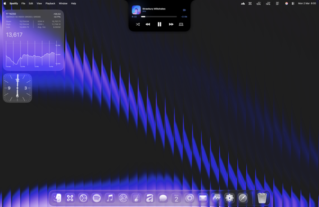 Atoll lock-screen widgets, from the official project README.