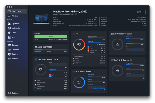 Official application interface