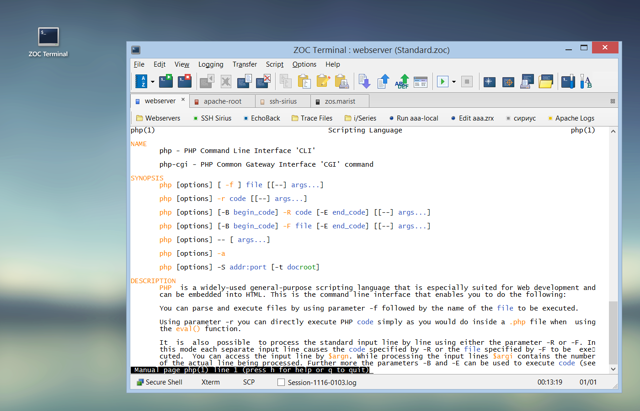 Official Windows application interface