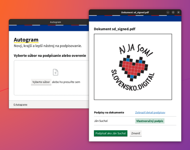 Official application interface