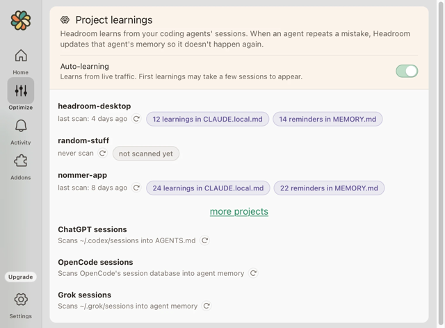 Official product interface example
