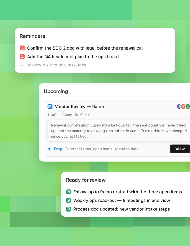 Official Highlight feature showcase: reminders, meeting preparation and items ready for review