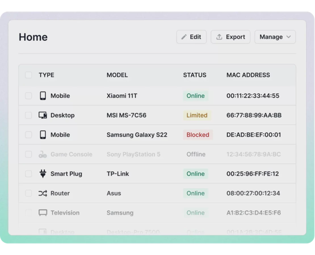 Official application interface