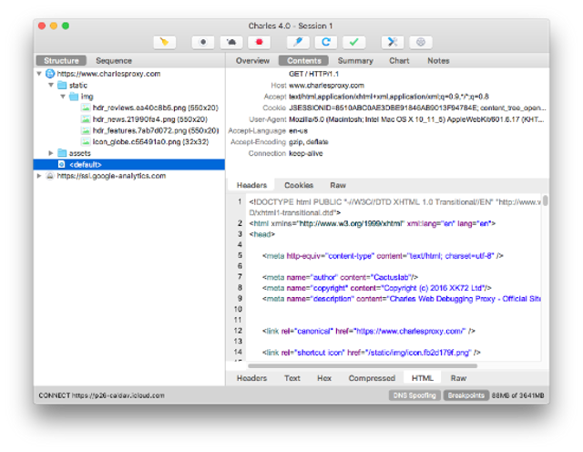 Official application interface