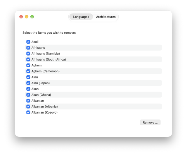 Official application interface