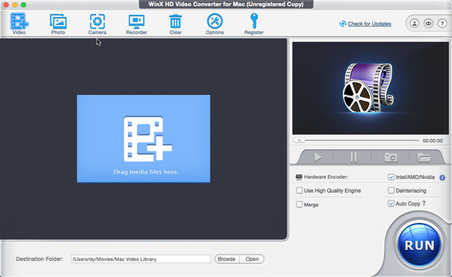 Official application interface