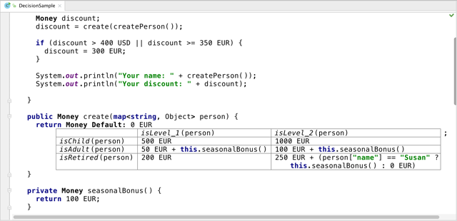 Official application interface