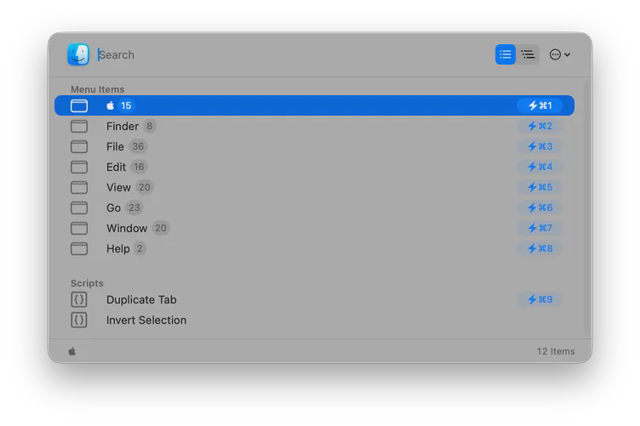 Official application interface