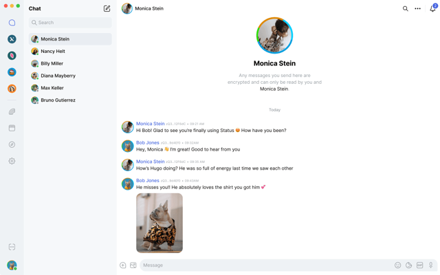 Official application interface
