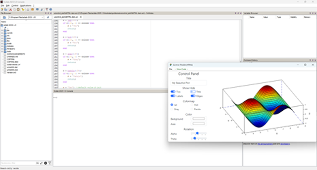 Official application interface