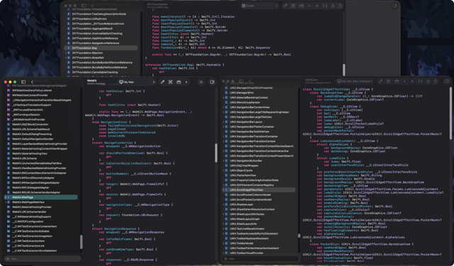 Official application interface