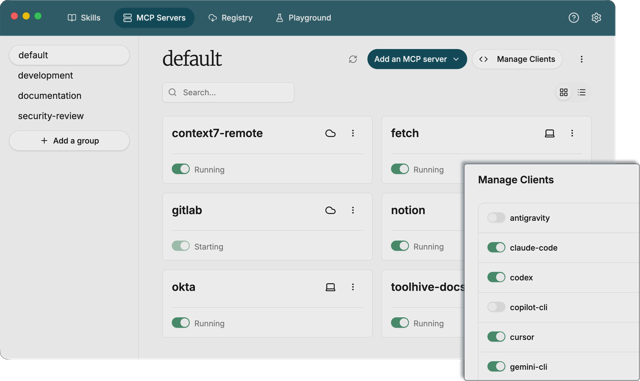 Official application interface