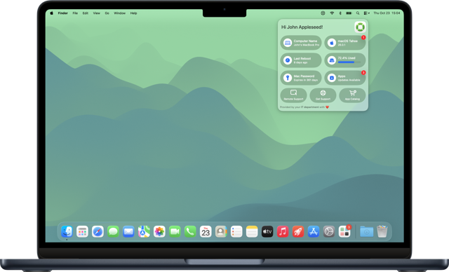 Official application interface