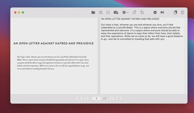 Official application interface