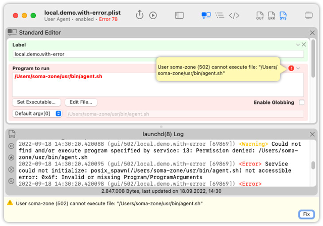 Official application interface