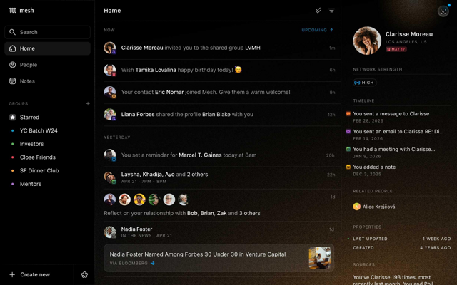 Official application interface