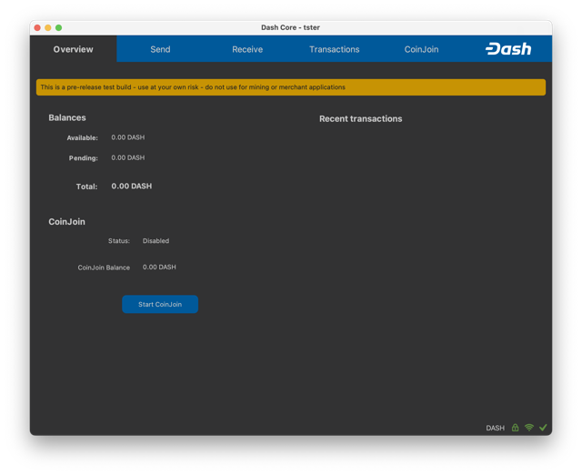 Dash Core on macOS: test-build example from official documentation