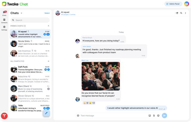 Official application interface