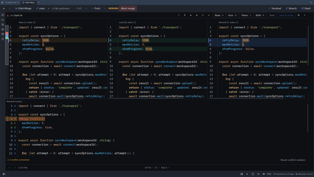 Official application interface