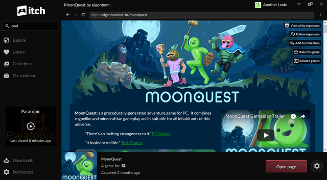 Official application interface