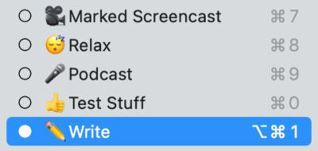 Bunch menu — author’s example from 2021