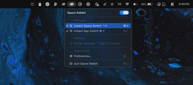 Official application interface