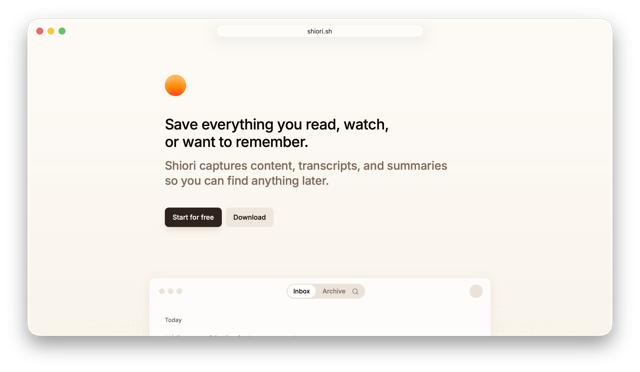 Official application interface