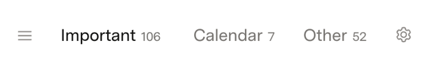 Split Inbox tabs from the official Superhuman desktop guide; shared UI excerpt with example counts.
