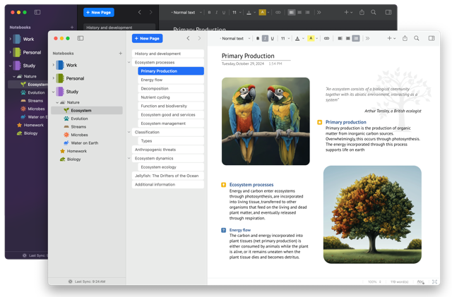 Official application interface