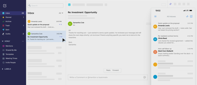 Official application interface