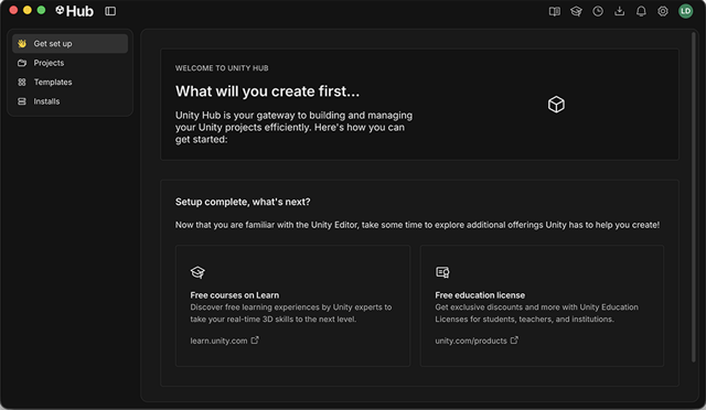 macOS Hub の公式ドキュメント例：セットアップ、学習リソース、教育リンク。特定のバージョン向けではありません。