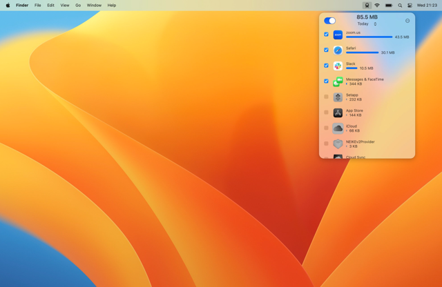 Official application interface
