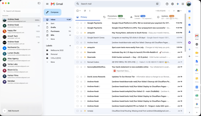 Official application interface